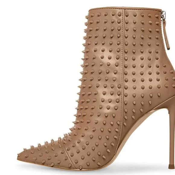 NEW IN BOX - Steve Madden Vapor Boot - Spiked - Mocha - Picture 4 of 6